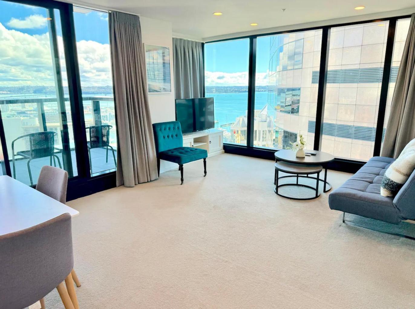 Gorgeous Seaview 2 Bedroom Apartment In Auckland Cbd Dış mekan fotoğraf