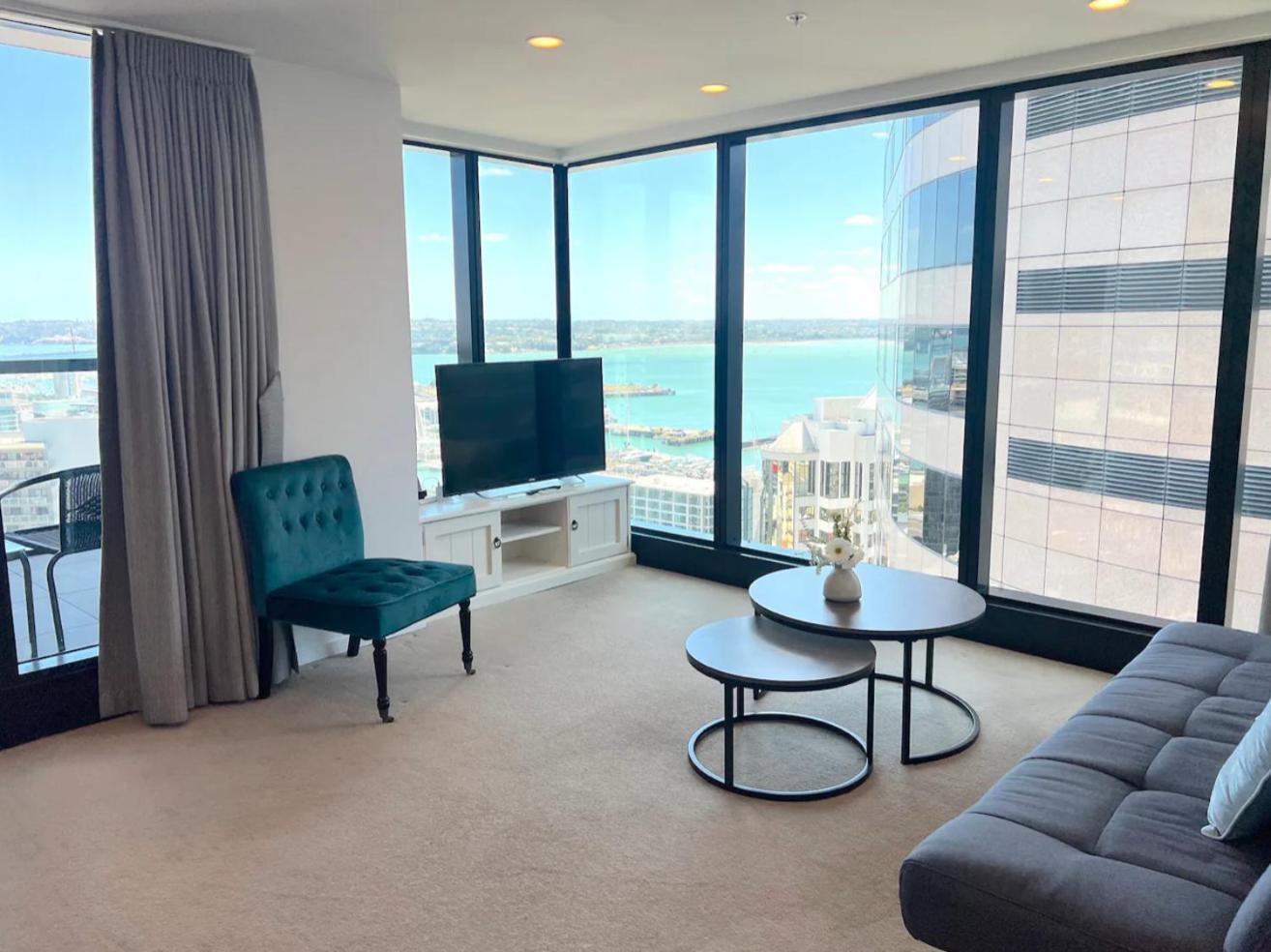 Gorgeous Seaview 2 Bedroom Apartment In Auckland Cbd Dış mekan fotoğraf