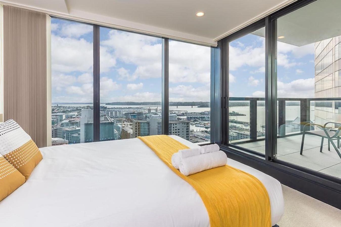 Gorgeous Seaview 2 Bedroom Apartment In Auckland Cbd Dış mekan fotoğraf