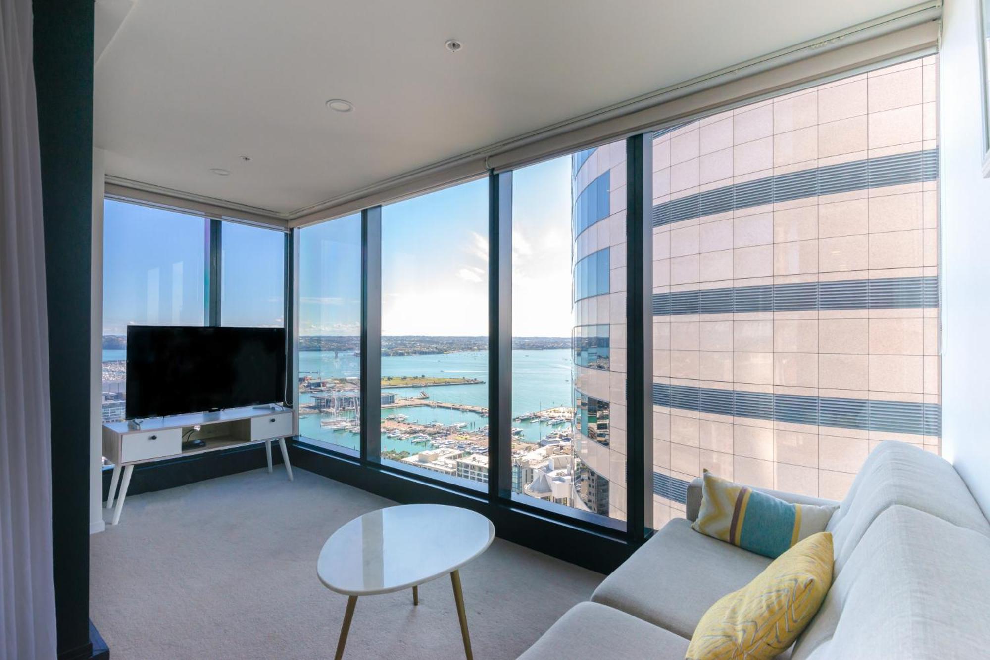 Gorgeous Seaview 2 Bedroom Apartment In Auckland Cbd Dış mekan fotoğraf